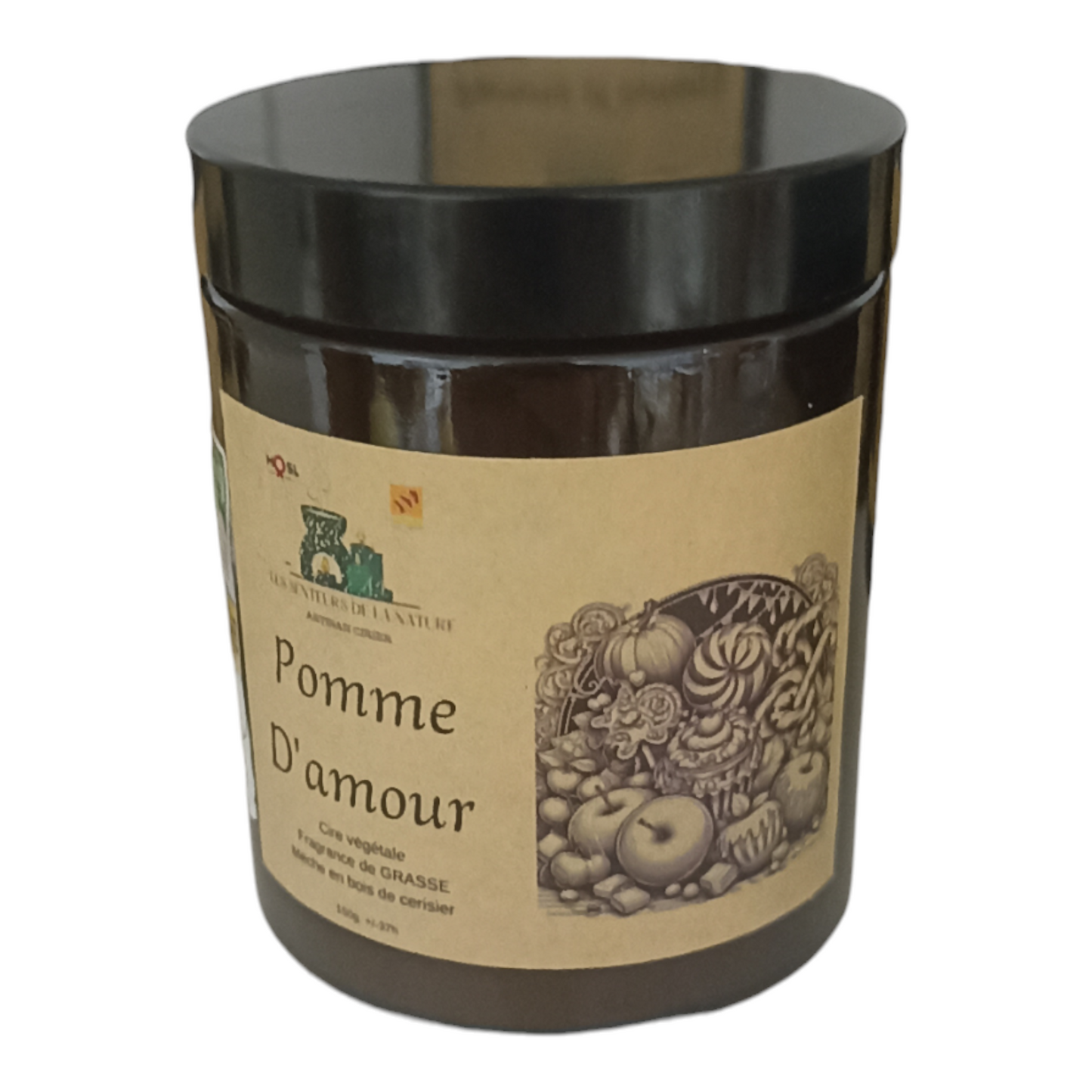 Bougie pomme d'amour 150G