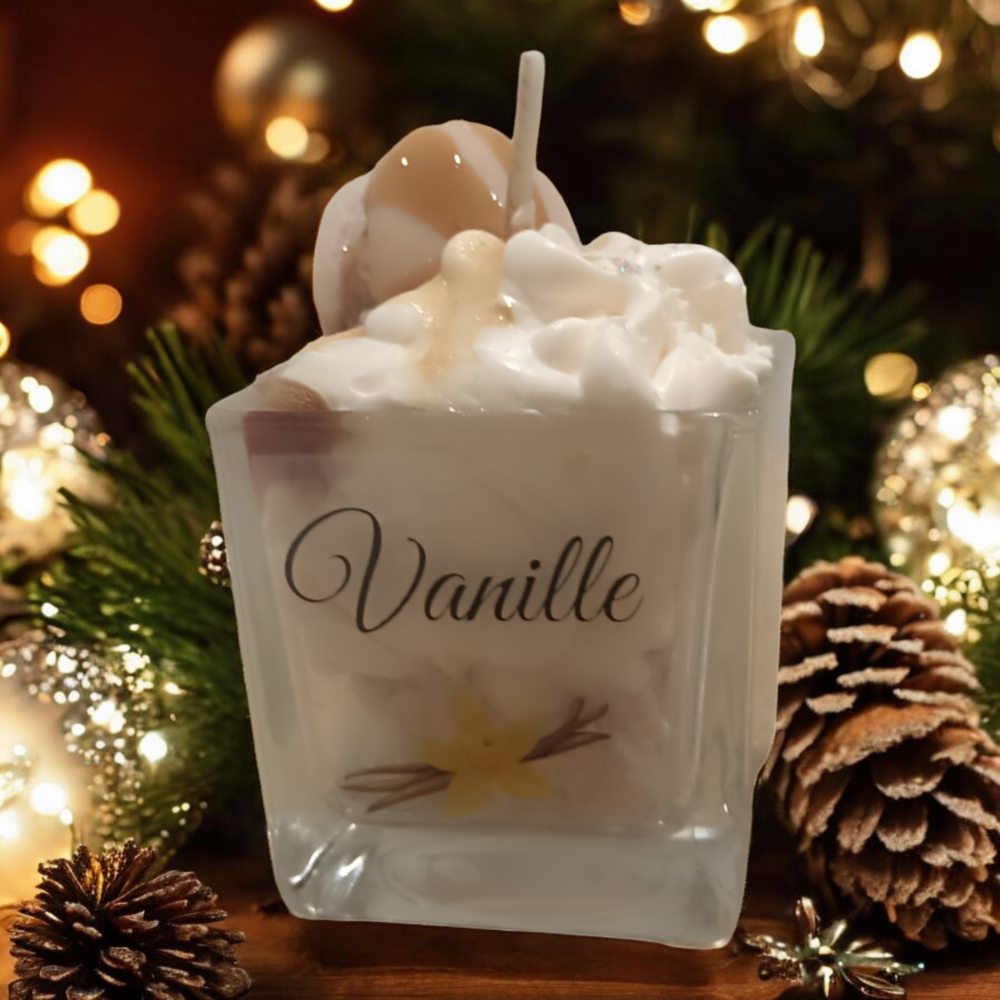 Bougie vanille chantilly 80-90g