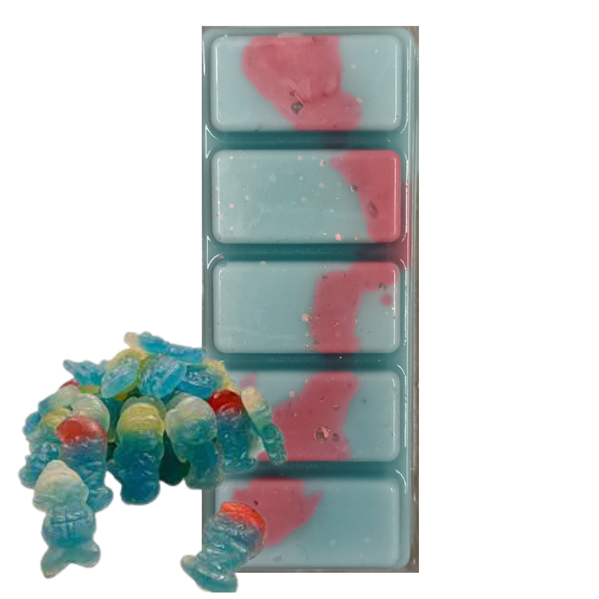 Tablette " bonbon créature bleu "