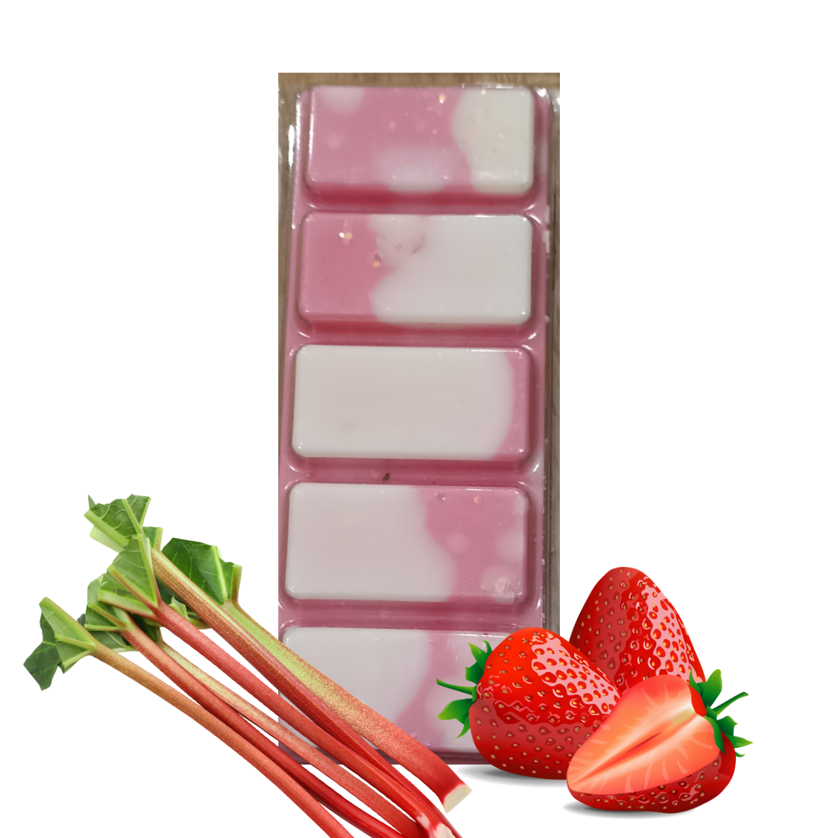 Tablette fraise rhubarbe