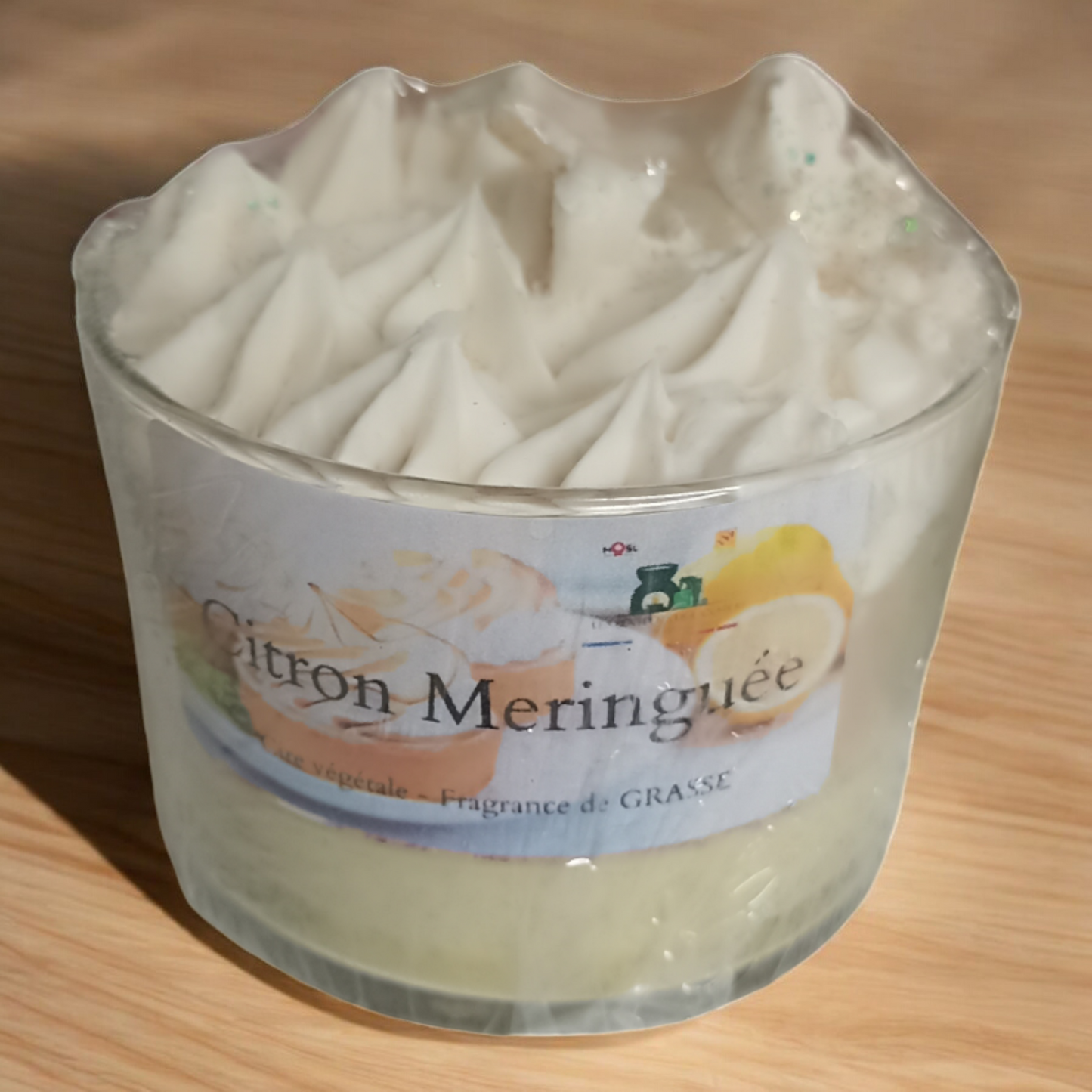 Bougie chantilly 🍋 citron meringuée