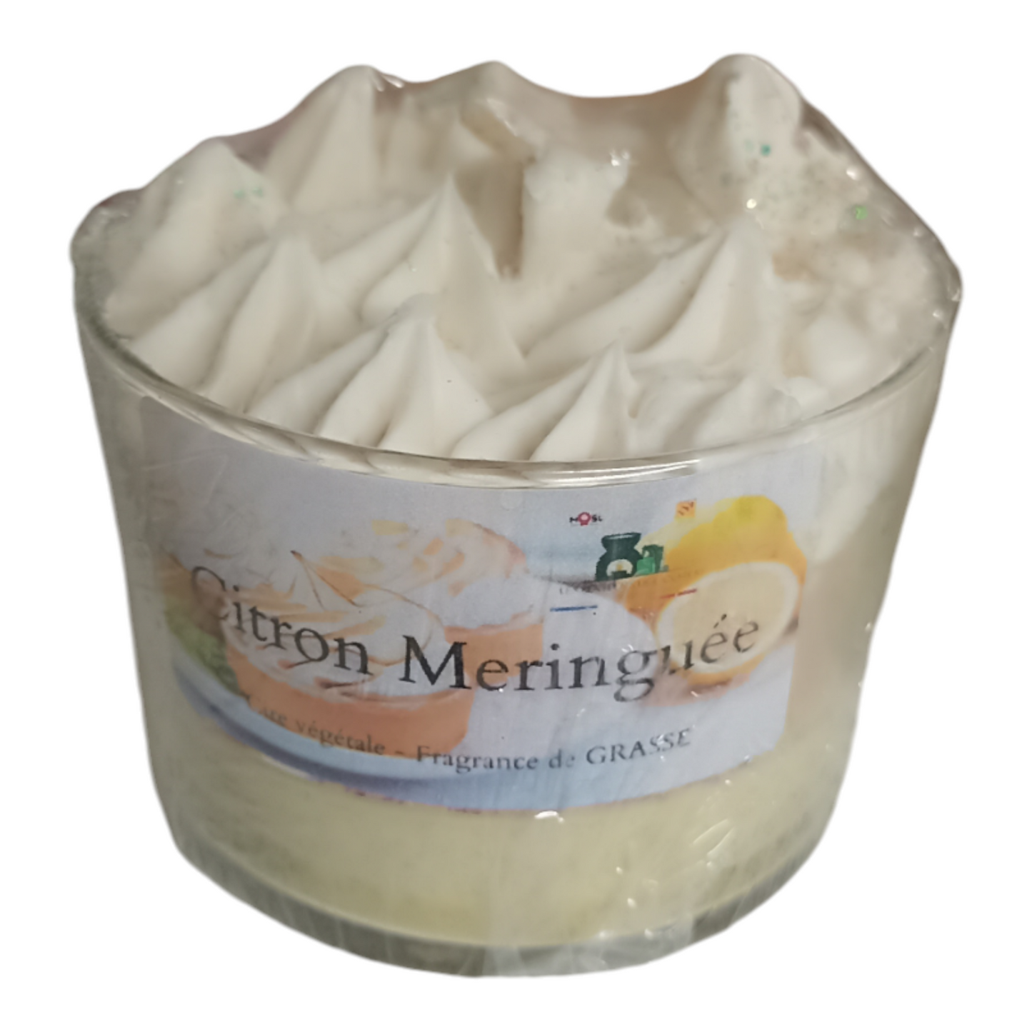 Bougie chantilly 🍋 citron meringuée