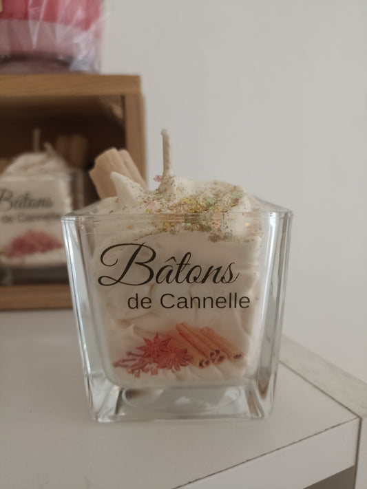 Bougie bâton de cannelle 90g